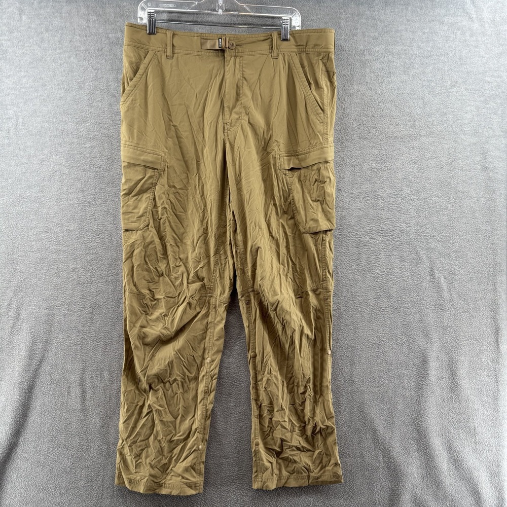 REI Co-op Pants Mens Size 36x30 Adventures Khaki Nylon Hiking Camping